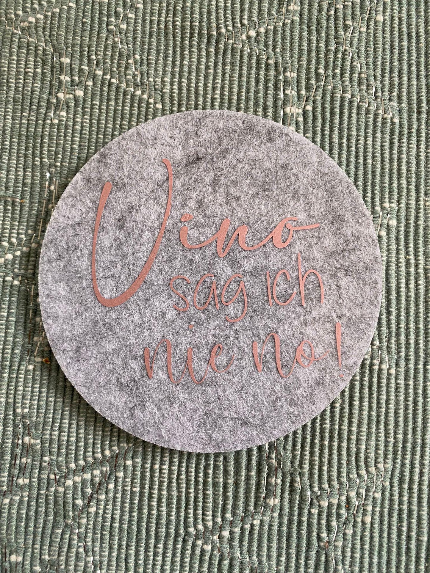 Filzuntersetzer, Witzige Sprüche für Mädelsabend, Weintrinker