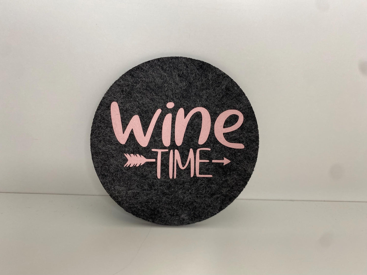 Filzuntersetzer mit Witzige Sprüche für Mädelsabend Geschenk Rot Weintrinker