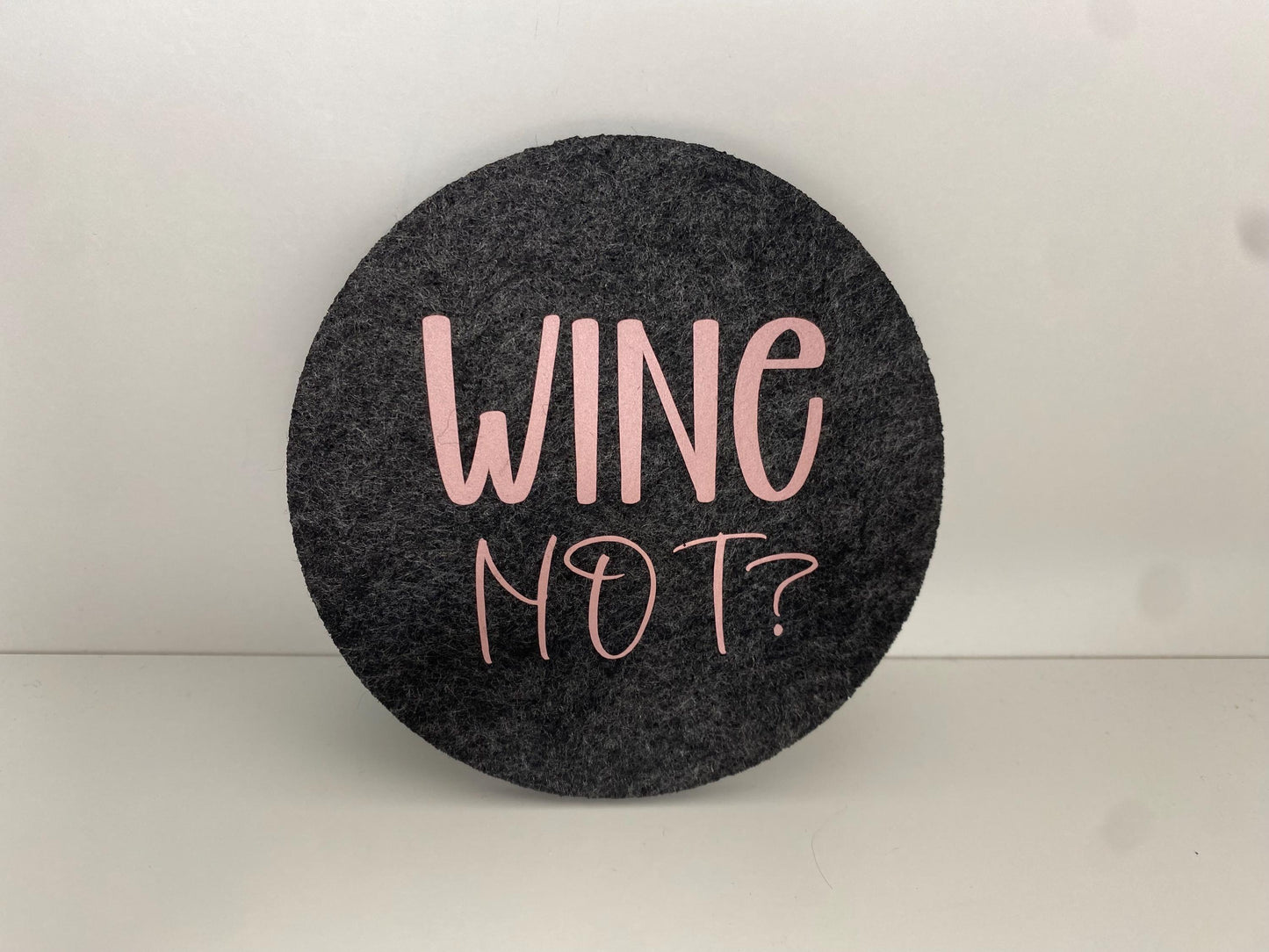 Filzuntersetzer mit Witzige Sprüche für Mädelsabend Geschenk Rot Weintrinker
