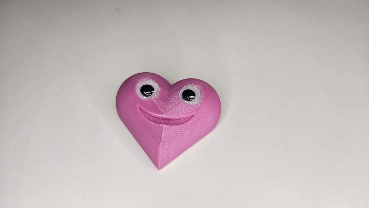 Herz Kühlschrankmagnet mit Wackelaugen, Valentinstag, Deko, Modern, Küche, Büro, Magnetwand, süß