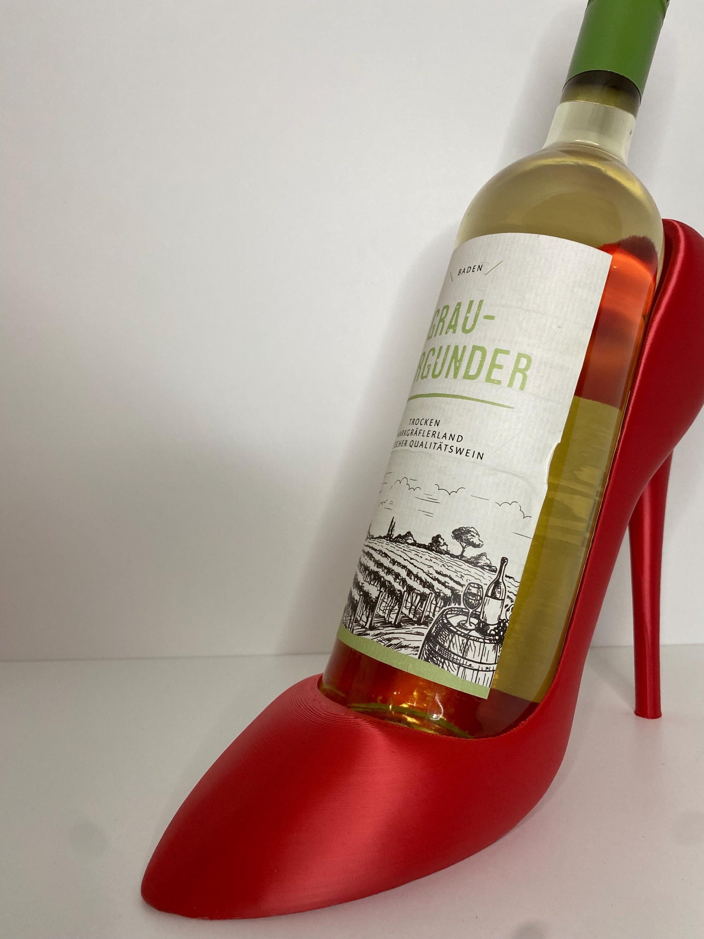 Geschenk Weinliebhaber High Heel Weinflaschenhalter Frauen Schuh Wein modern interessant besonders dekorativ