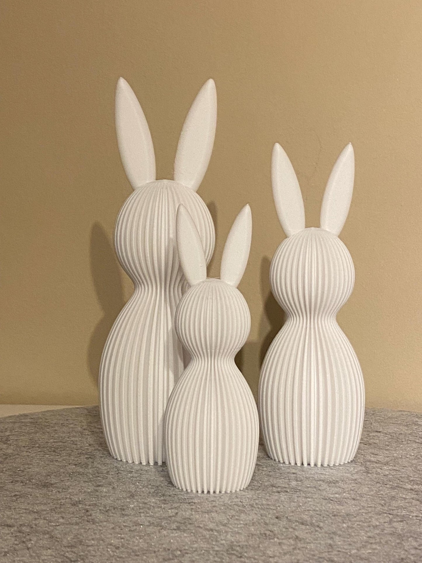 Osterhasen Osterdekoration Ostern Hase Last Minute Geschenk Deko aus PLA 3D Druck Frühlingsdeko Geschenkidee Pastell Farben Eyecatcher