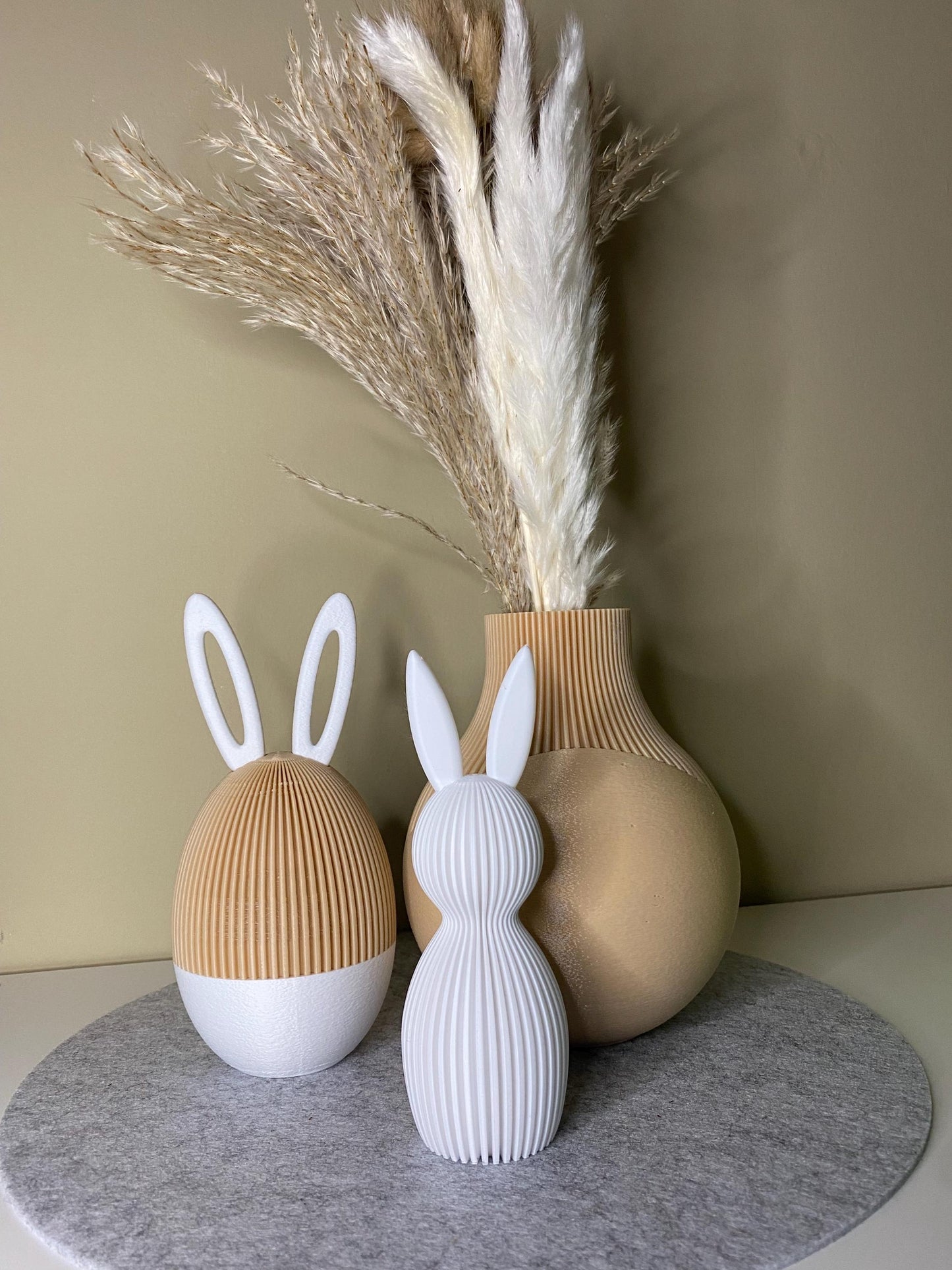Blumenvase Geschenk zum Muttertag Modern Deko Vase nachhaltig Kugelvase Trocken Blumen Home