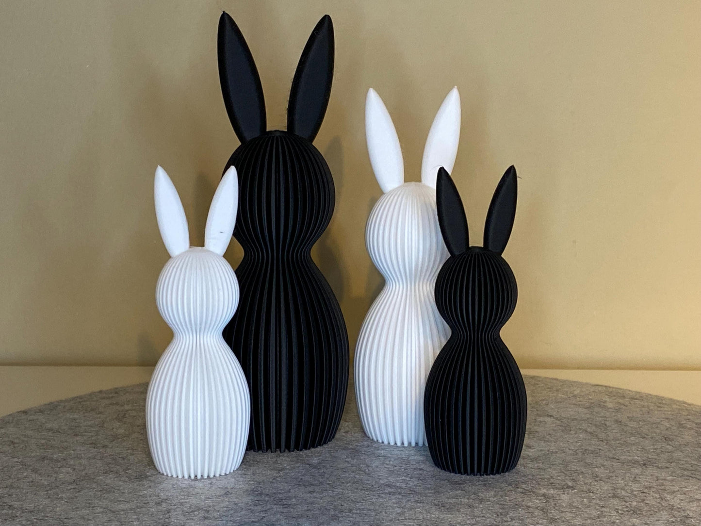 Osterhasen Osterdekoration Ostern Hase Last Minute Geschenk Deko aus PLA 3D Druck Frühlingsdeko Geschenkidee Pastell Farben Eyecatcher