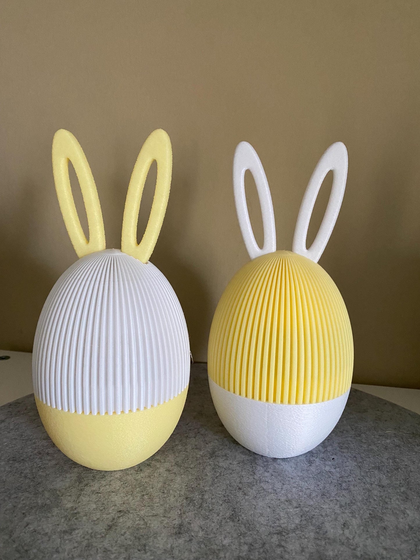 Deko Osterei mit Ohren eyecatcher Ostern Eier Schraubbar zum befüllen PLA 3D-Druck süße Osterei Kinder Überraschungsei Sale Last Minute