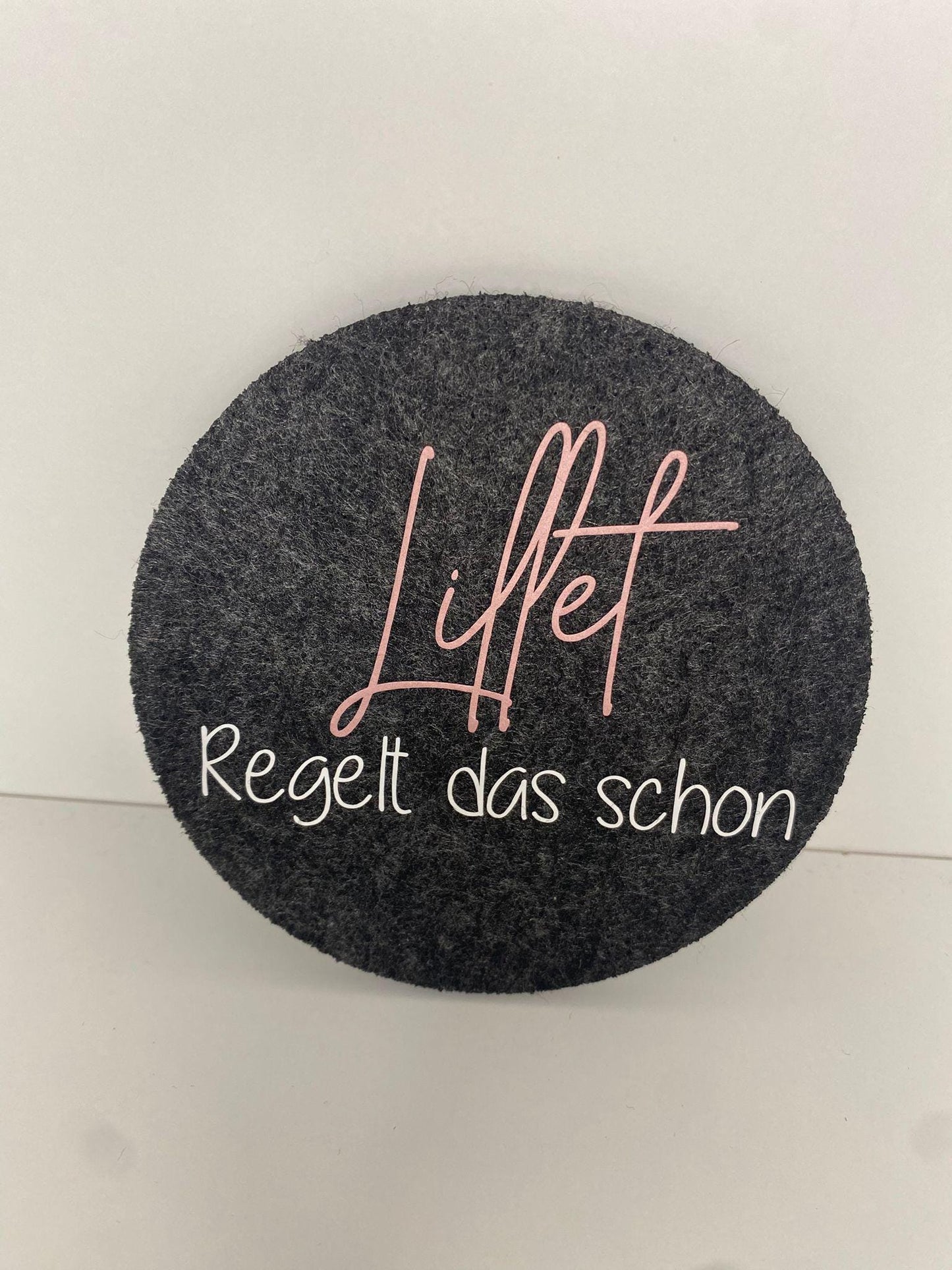 Filzuntersetzer Lillet Mädelsabend Girlsnight Freundinnen Abend Geschenk für Lieblingsmensch