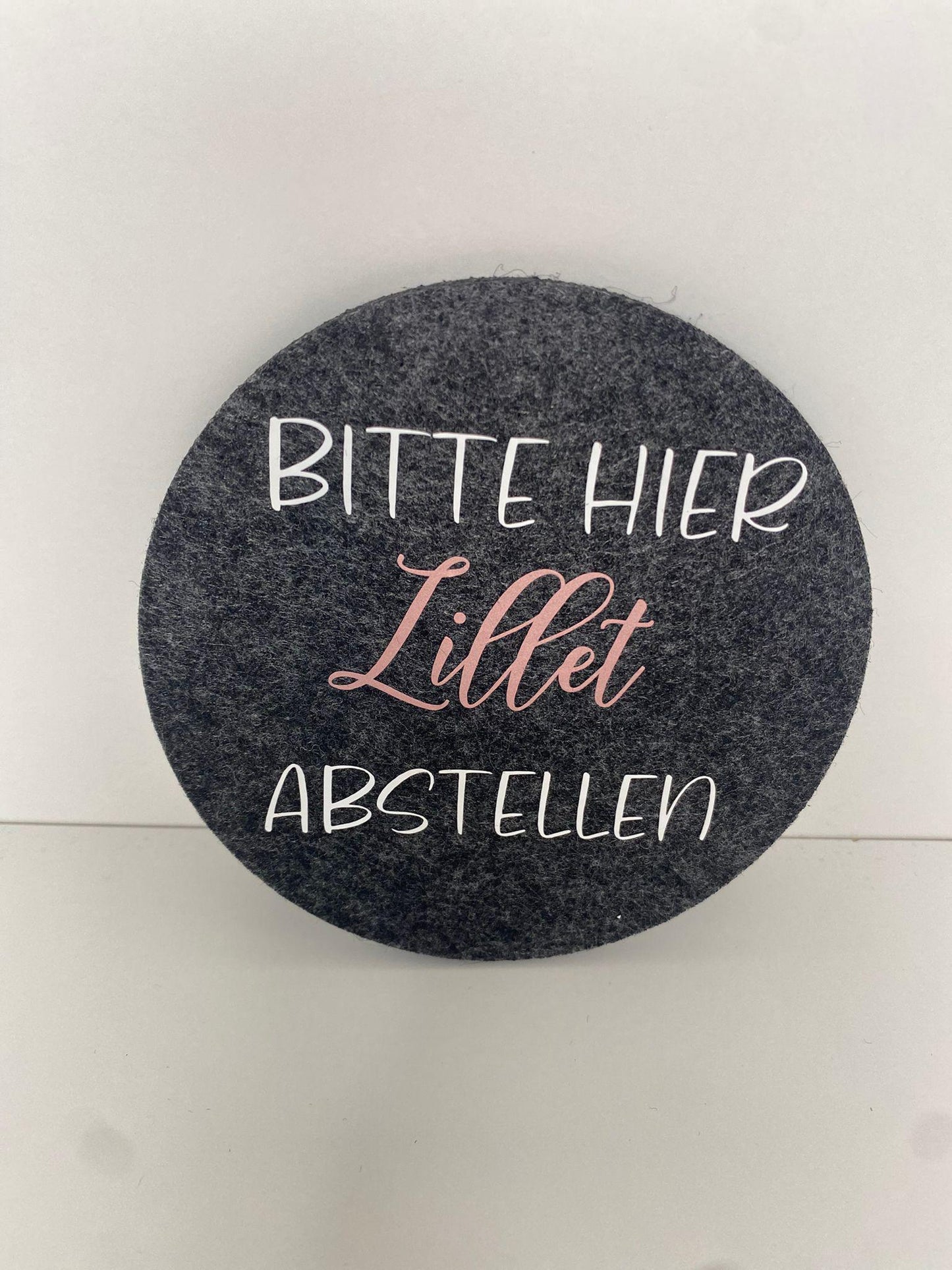 Filzuntersetzer Lillet Mädelsabend Girlsnight Freundinnen Abend Geschenk für Lieblingsmensch