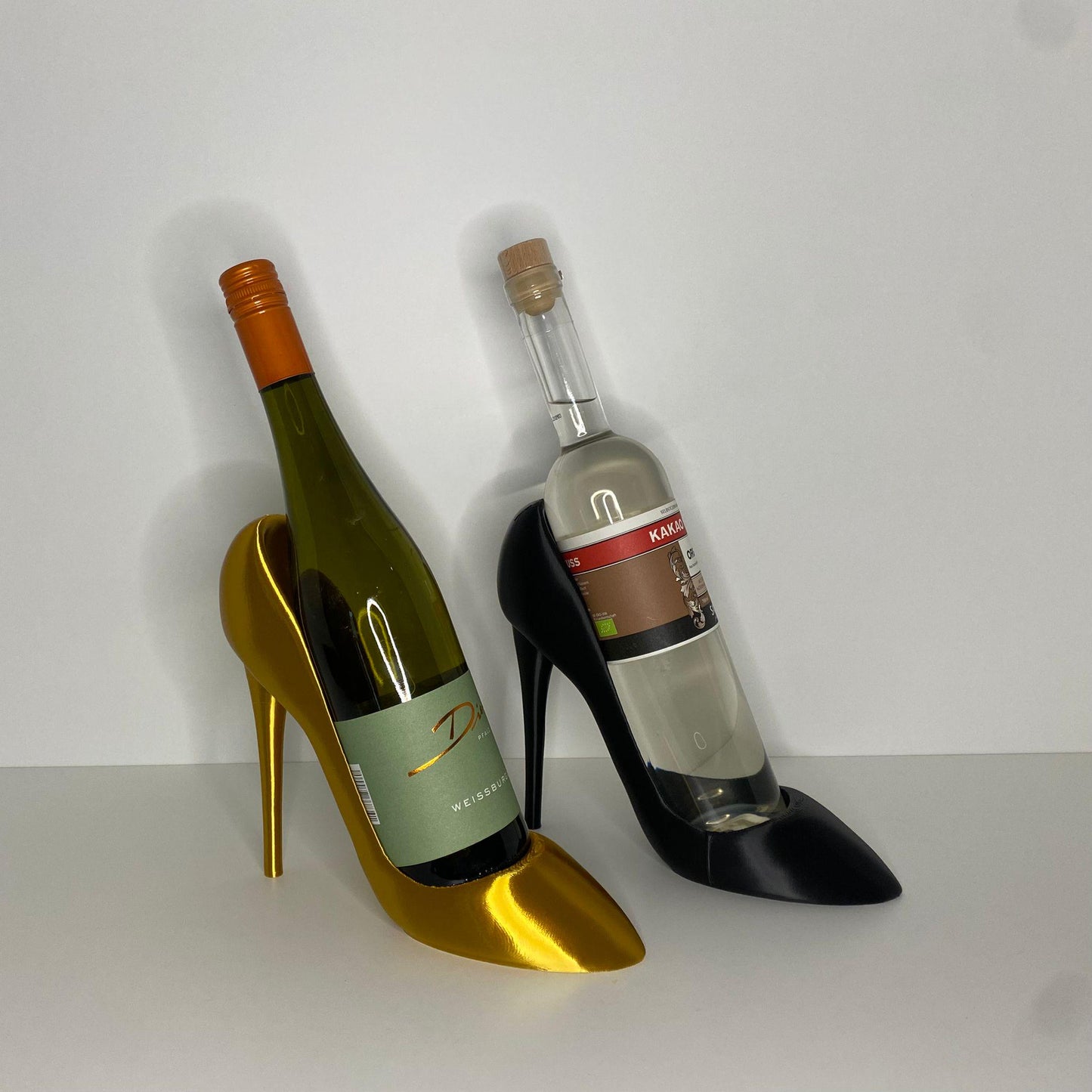 Geschenk Weinliebhaber High Heel Weinflaschenhalter Frauen Schuh Wein modern interessant besonders dekorativ