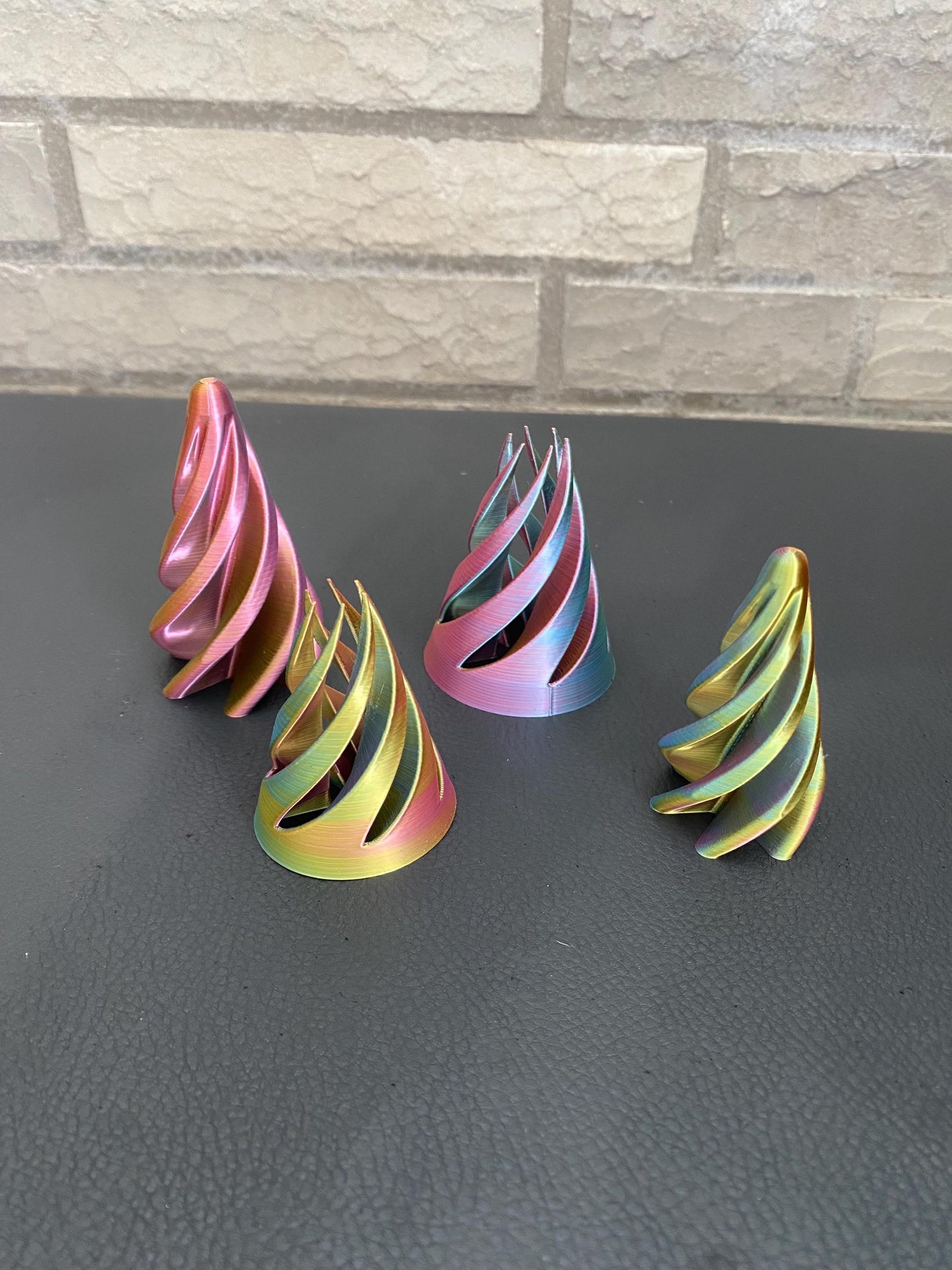 Spiral Cone Fidget Toy – Hypnotisches Spiral Drehspielzeug – 3D-gedrucktes Stressabbau Gadget – Beruhigendes Fidget Spinner Geschenk Motorik