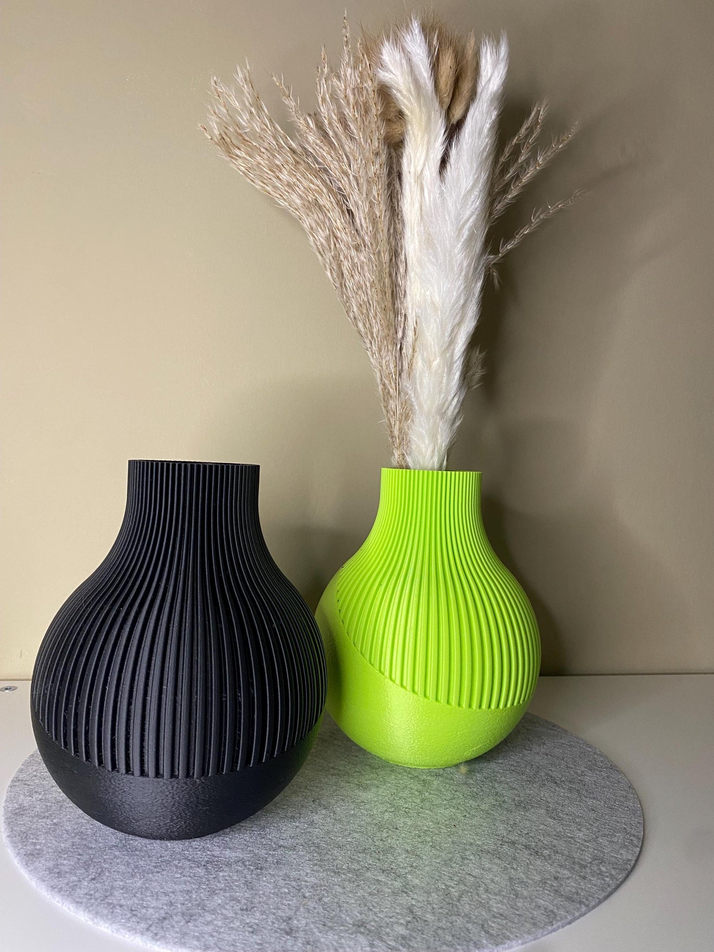Blumenvase Geschenk zum Muttertag Modern Deko Vase nachhaltig Kugelvase Trocken Blumen Home
