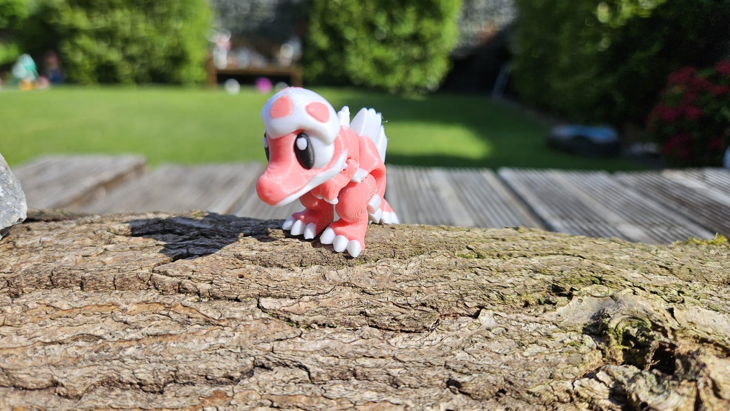 Bewegliche Dino Baby`s mit Eierschale – 3D-gedruckte Dinosaurierfiguren in verschiedenen Designs Sammelfiguren
