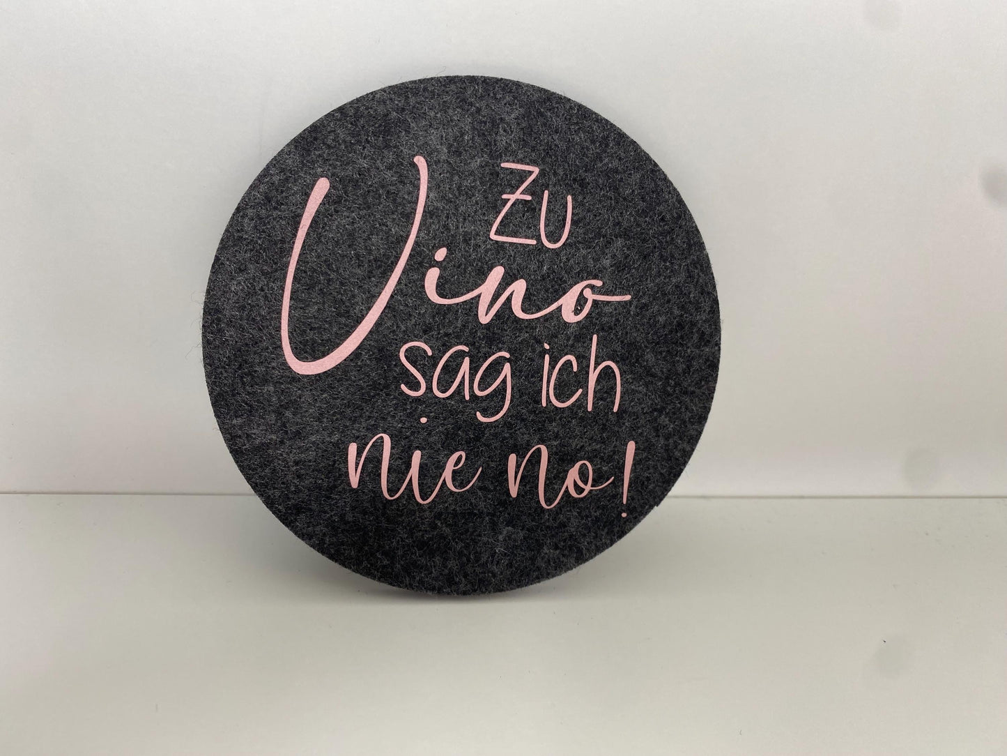 Filzuntersetzer mit Witzige Sprüche für Mädelsabend Geschenk Rot Weintrinker