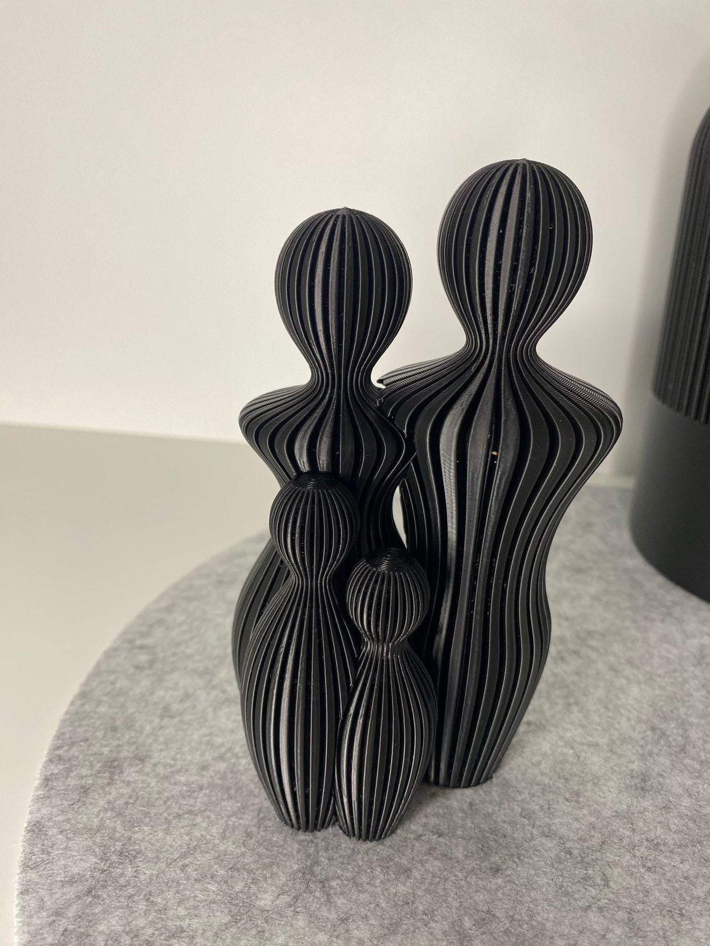 Familie mit Kind – PLA Skulptur aus 3D-Druck | Geschenk Muttertag/ Vatertag | Geburt & Hochzeit | Handgemachte Familiendeko