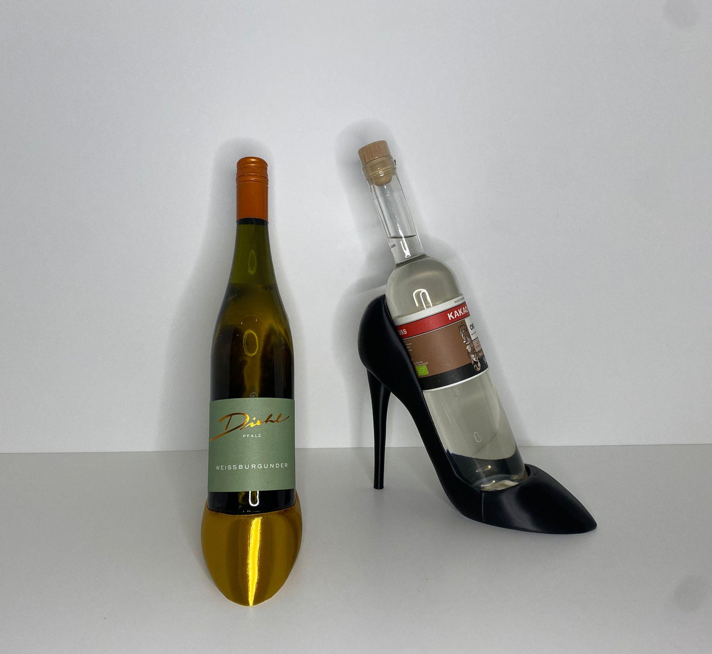 Geschenk Weinliebhaber High Heel Weinflaschenhalter Frauen Schuh Wein modern interessant besonders dekorativ