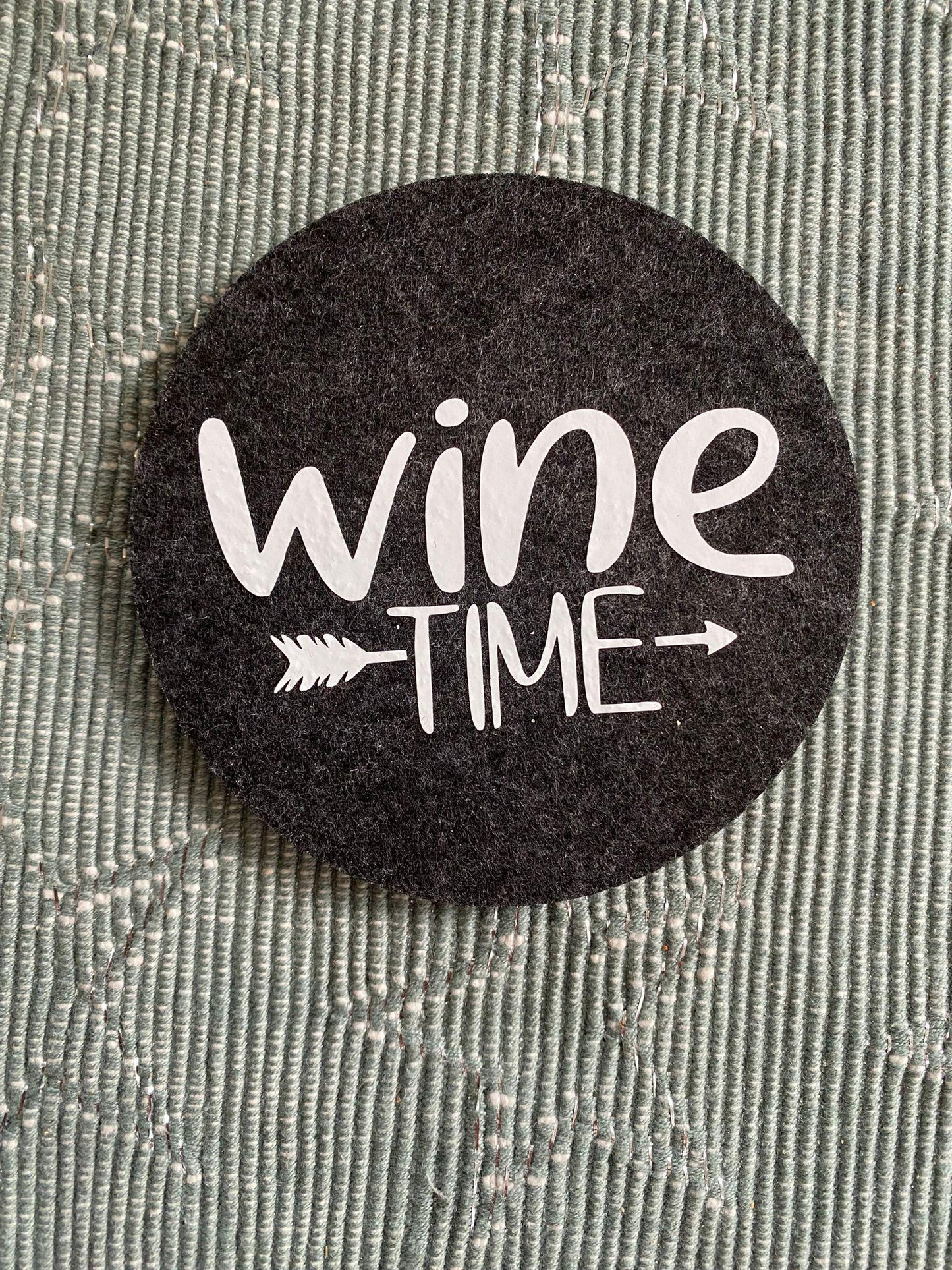 Filzuntersetzer, Witzige Sprüche für Mädelsabend, Weintrinker