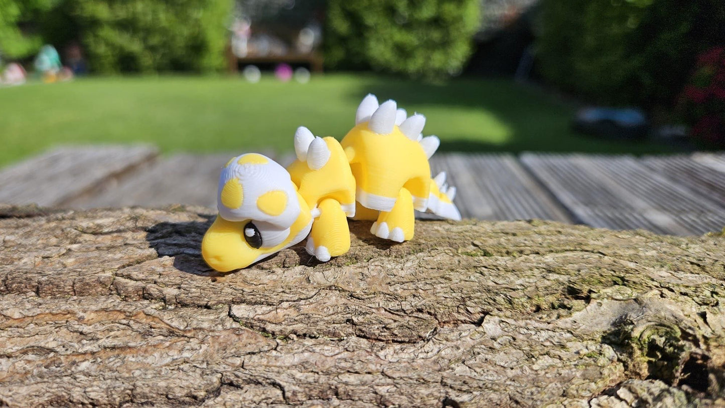 Bewegliche Dino Baby`s mit Eierschale – 3D-gedruckte Dinosaurierfiguren in verschiedenen Designs Sammelfiguren