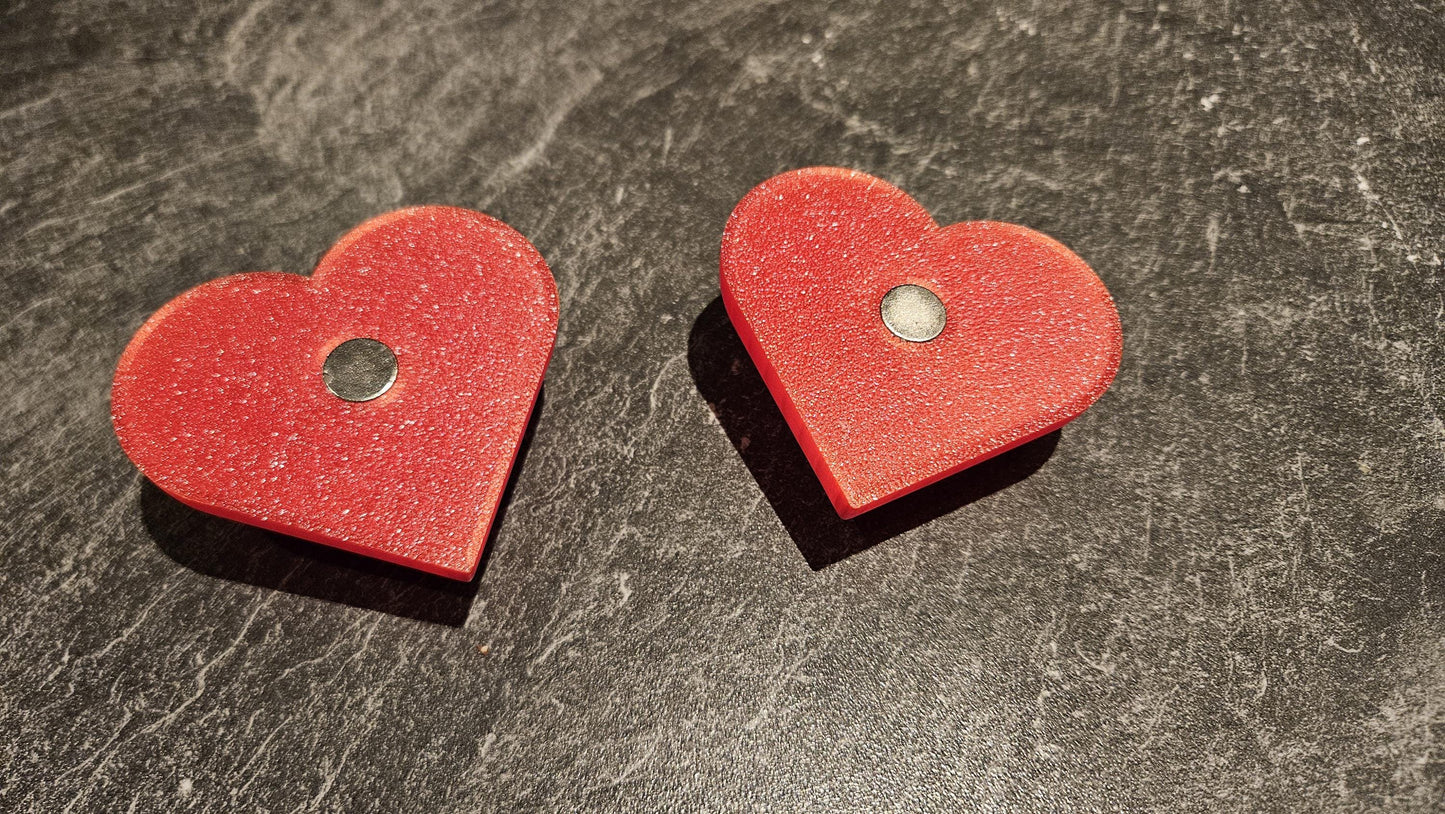 Herz Kühlschrankmagnet mit Wackelaugen, Valentinstag, Deko, Modern, Küche, Büro, Magnetwand, süß