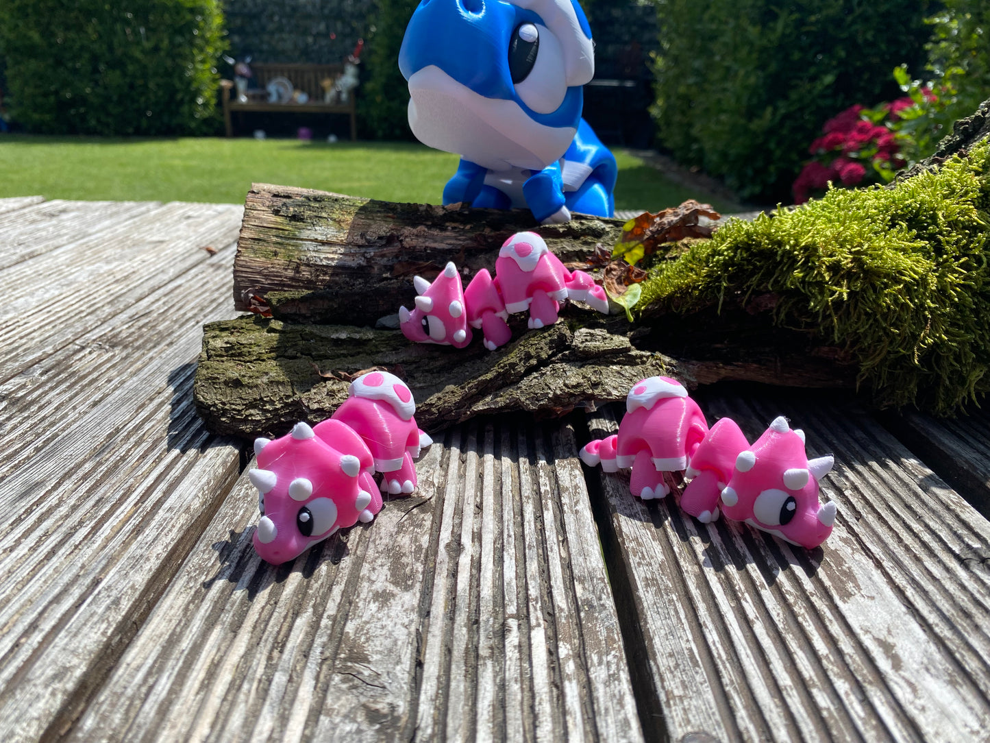 Bewegliche Dino Baby mit Eierschale – 3D-gedruckte Dinosaurierfiguren in verschiedenen Designs Sammlerfiguren