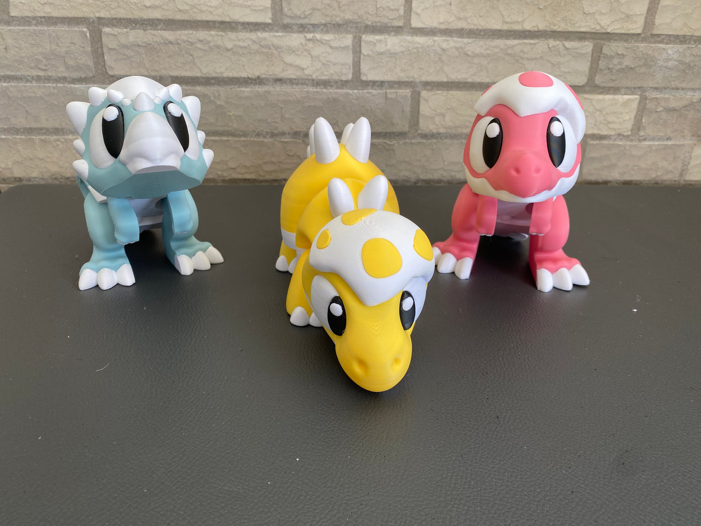 Bewegliche Dino-Familie – 3D-gedruckte Dinosaurierfiguren in verschiedenen Designs & Größen Sammlerfiguren
