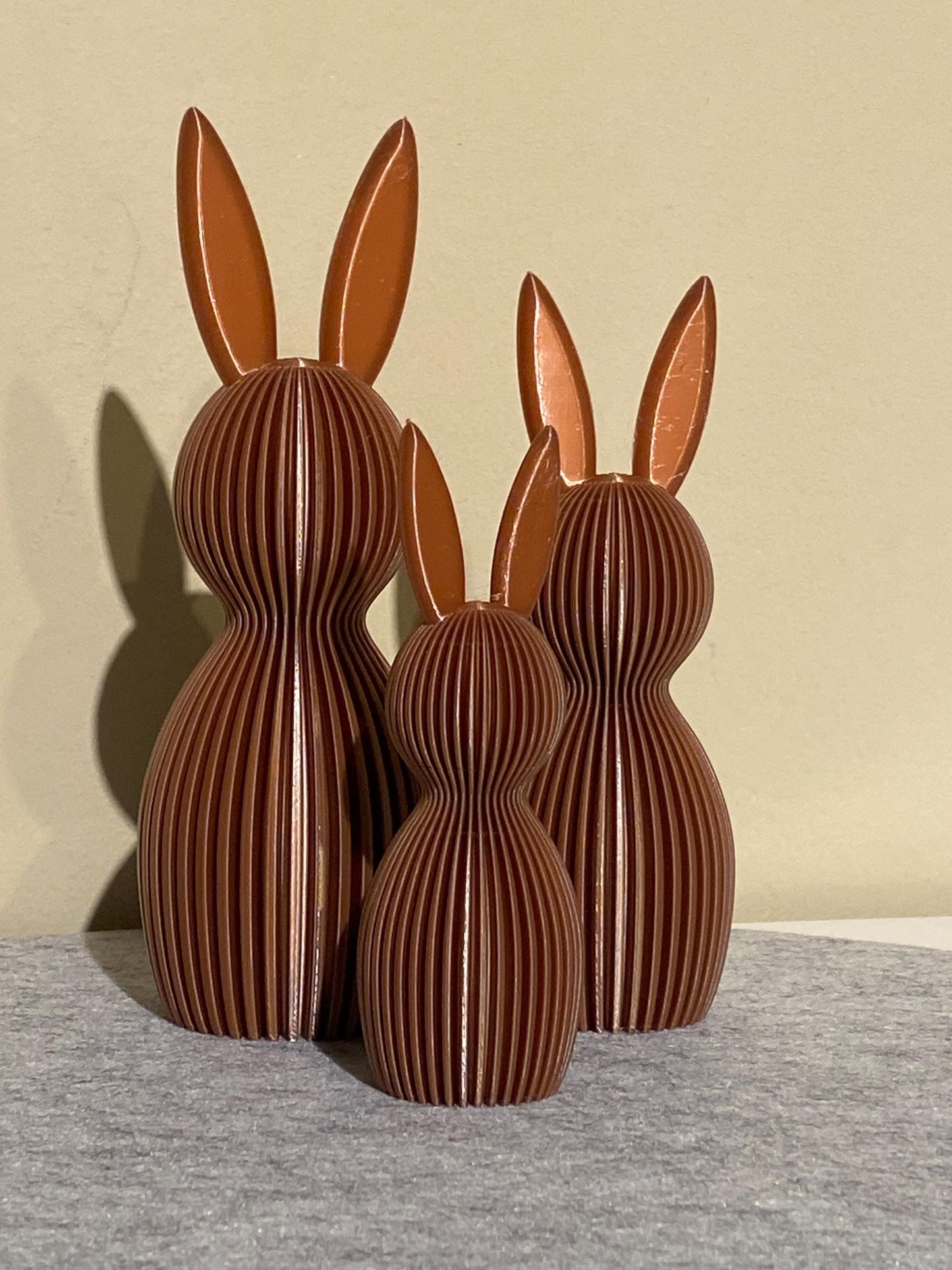 Osterhasen Osterdekoration Ostern Hase Last Minute Geschenk Deko aus PLA 3D Druck Frühlingsdeko Geschenkidee Pastell Farben Eyecatcher