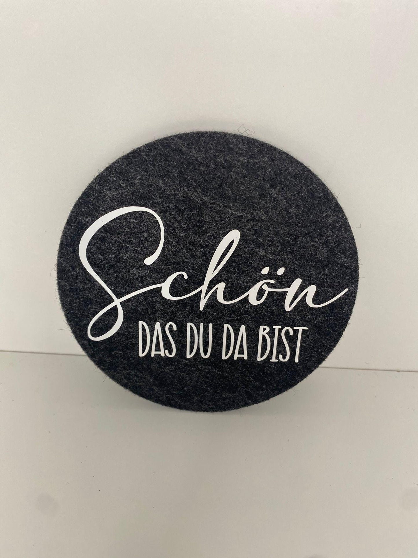 Runde Filzuntersetzer für jede Gelegenheit Mädelsabend Esstisch Glasuntersetzer Gastfreundschaft