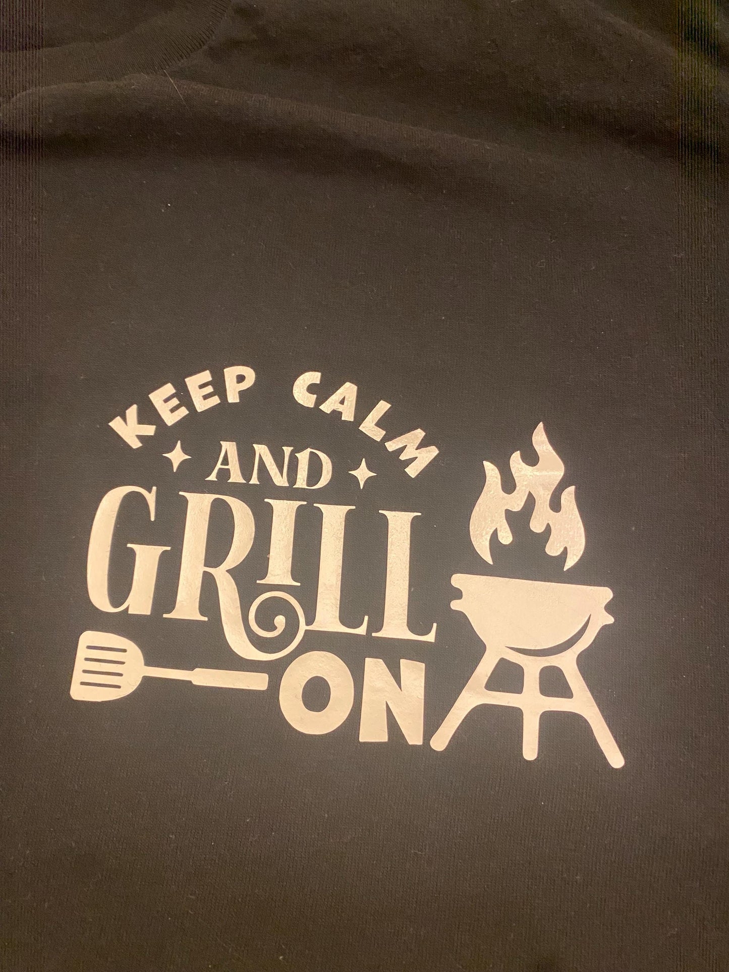 Keep Calm an Grill, Bügelbild, DIY, Grillmeister