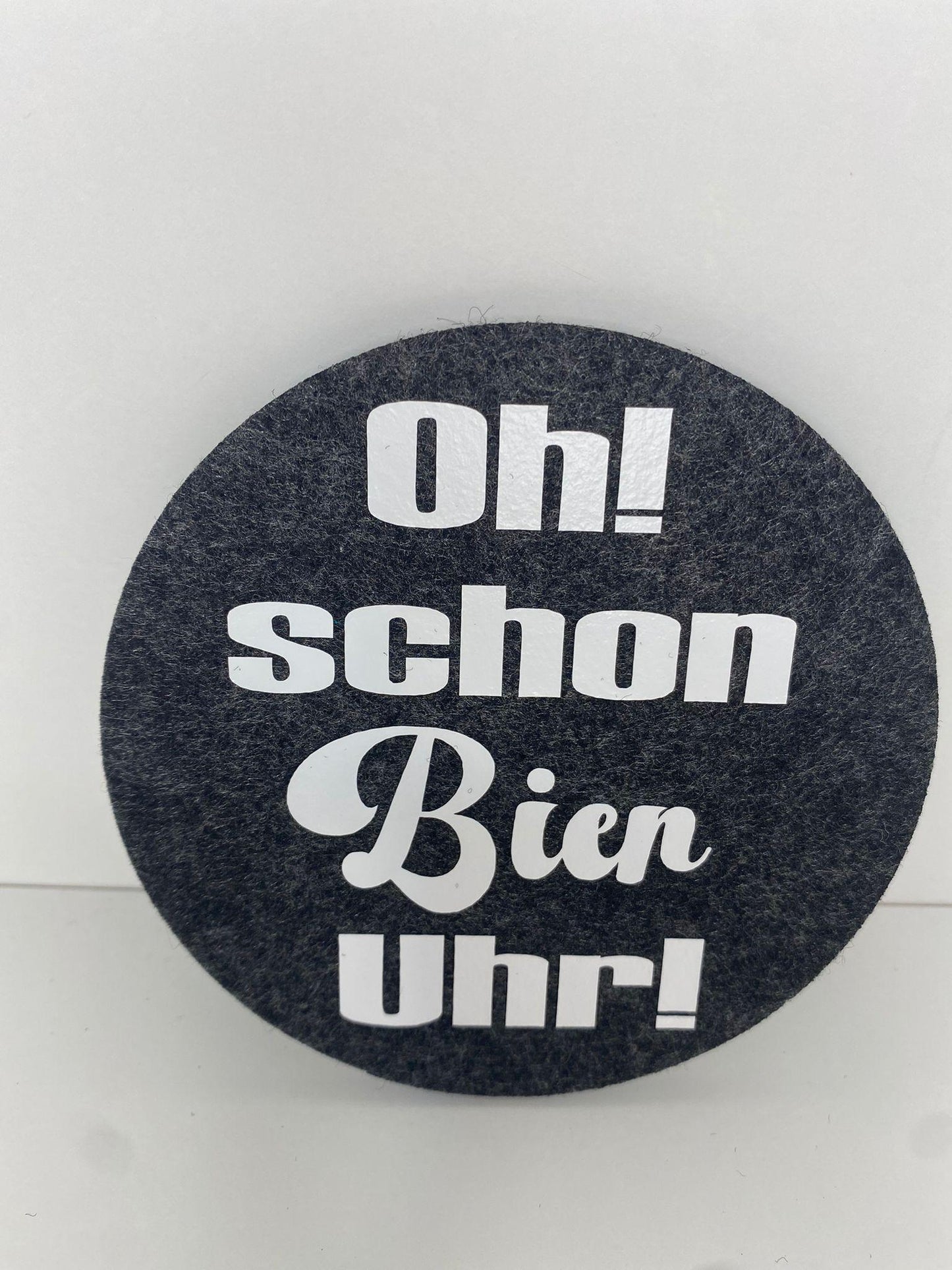 Runde Filzuntersetzter mit witzigen Sprüchen Biertrinker Jungesellenabschied Männerabend Geschenk zum Vatertag