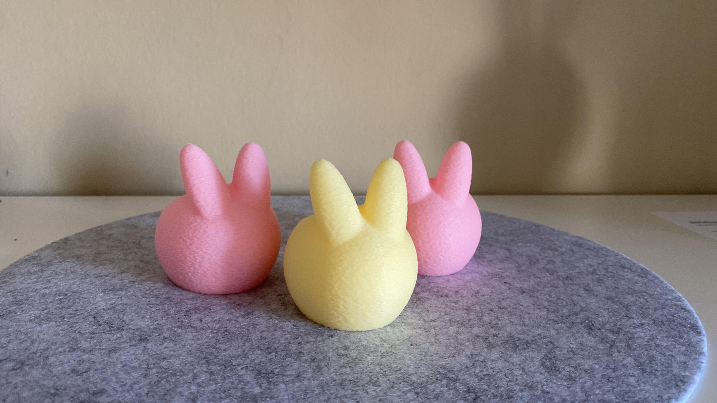 Osterhasen Teelichthalter - Hasenfigur Oster Deko Frühlings Deko Familie Last Minute Geschenkidee Ostern - nur LED Lichter 3D Druck