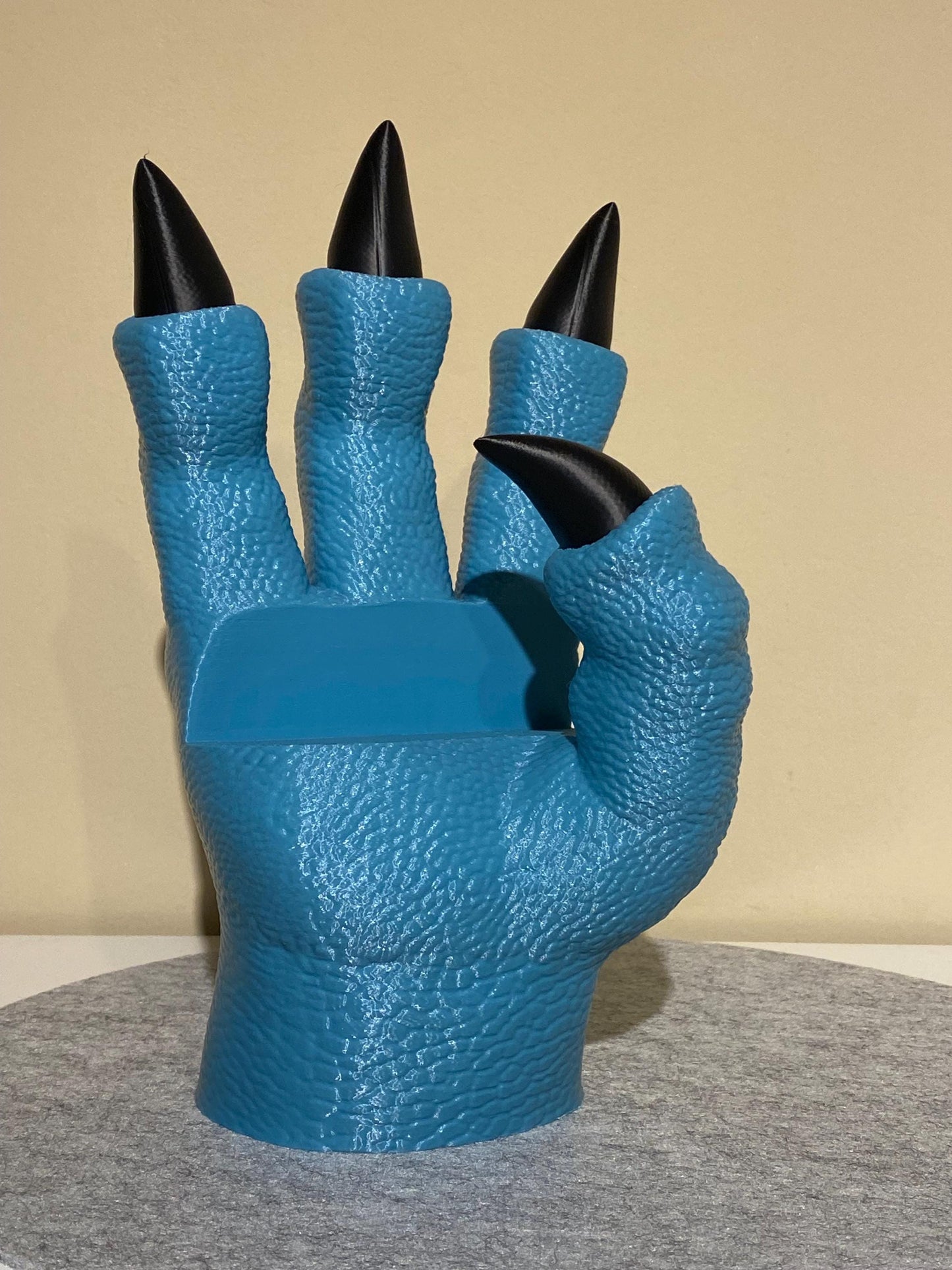 Drachen Hand Buch Halter 3D Druck Drachen Liebhaber Geschenk Ideen Fantasy-Fan Kreatur Bücher Regal Tablet Halter Magie