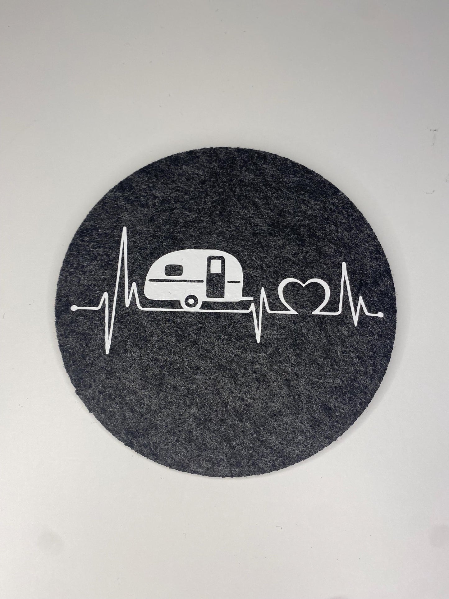 Filzuntersetzer für jeden Campingfreund Campinglife Esstisch Glasuntersetzer Gastfreundschaft Van life