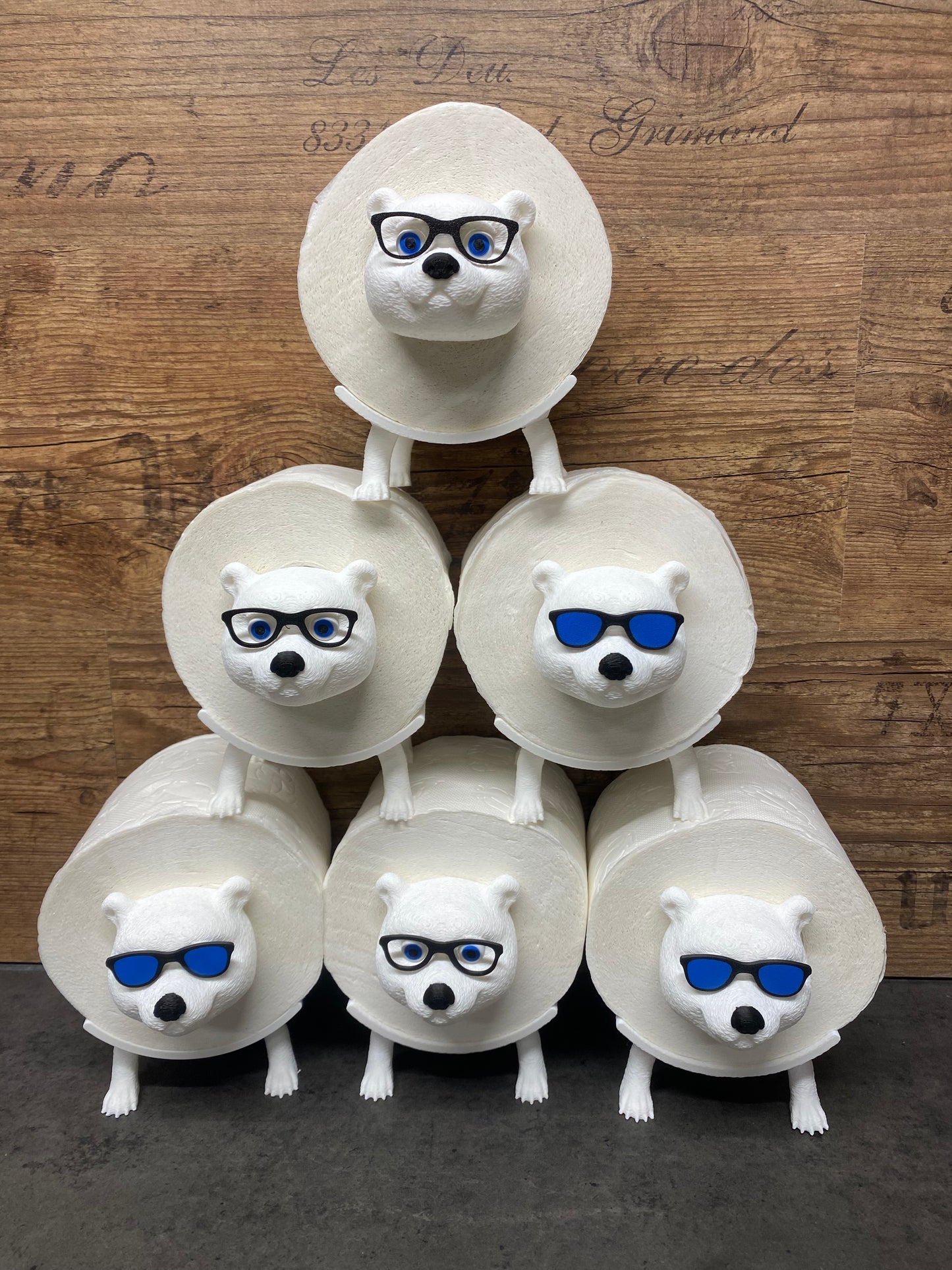 Toilettenaufbewahrung Eisbär – Originelle Badezimmer-Deko mit Humor