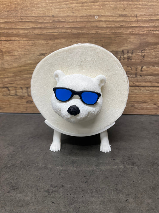 Toilettenaufbewahrung Eisbär – Originelle Badezimmer-Deko mit Humor