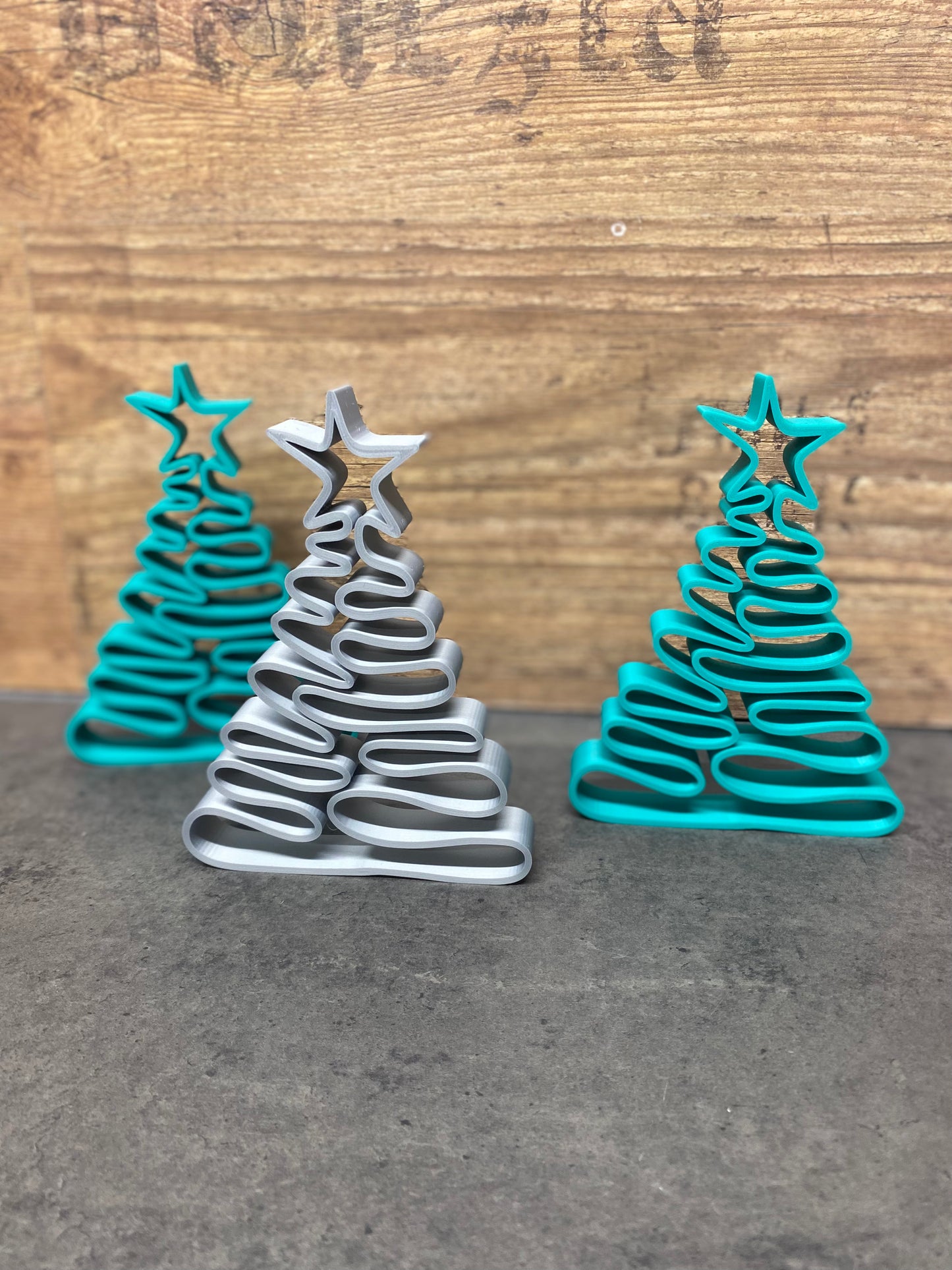 Moderner Deko-Weihnachtsbaum – 3D-gedruckt aus PLA