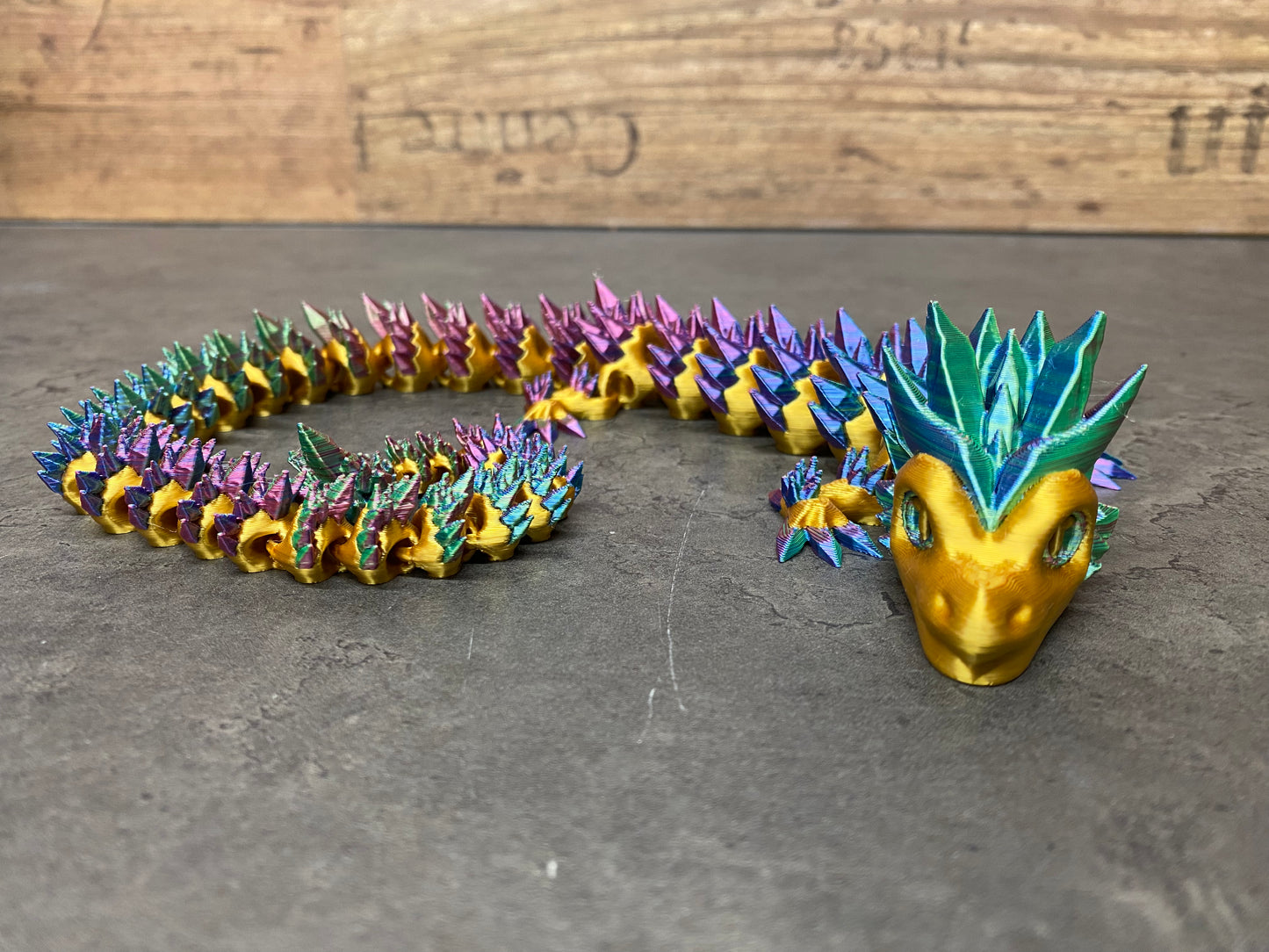 Beweglicher Drache 3D gedruckt – Fantasie zum Anfassen