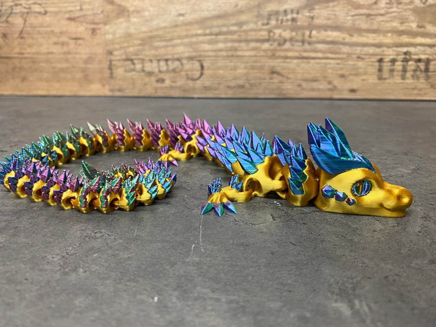 Beweglicher Drache 3D gedruckt – Fantasie zum Anfassen