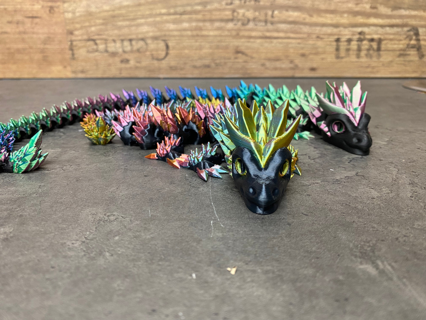 Beweglicher Drache 3D gedruckt – Fantasie zum Anfassen