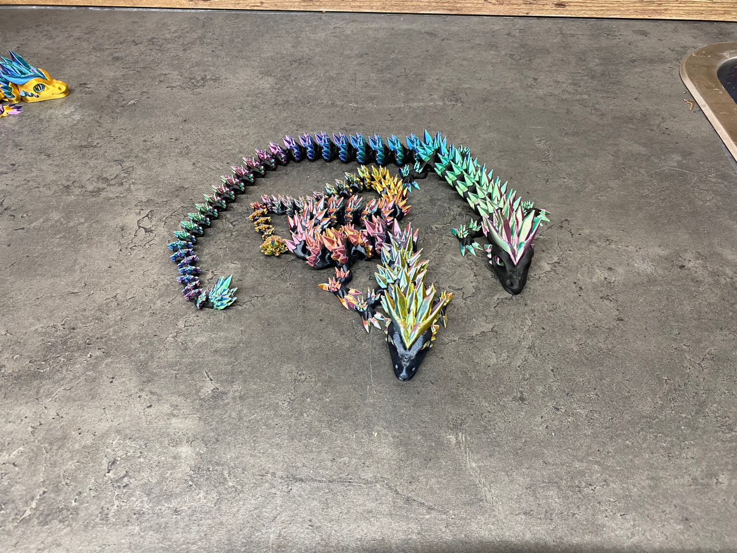 Beweglicher Drache 3D gedruckt – Fantasie zum Anfassen