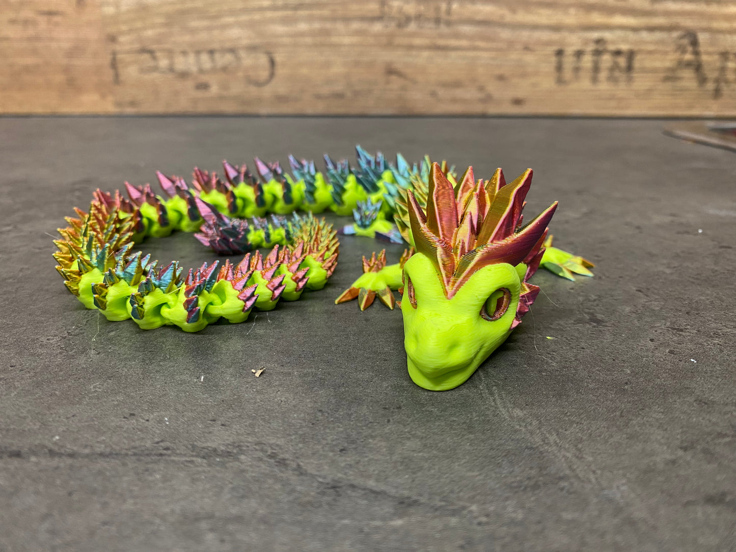 Beweglicher Drache 3D gedruckt – Fantasie zum Anfassen