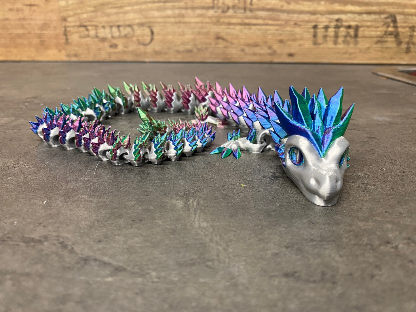 Beweglicher Drache 3D gedruckt – Fantasie zum Anfassen