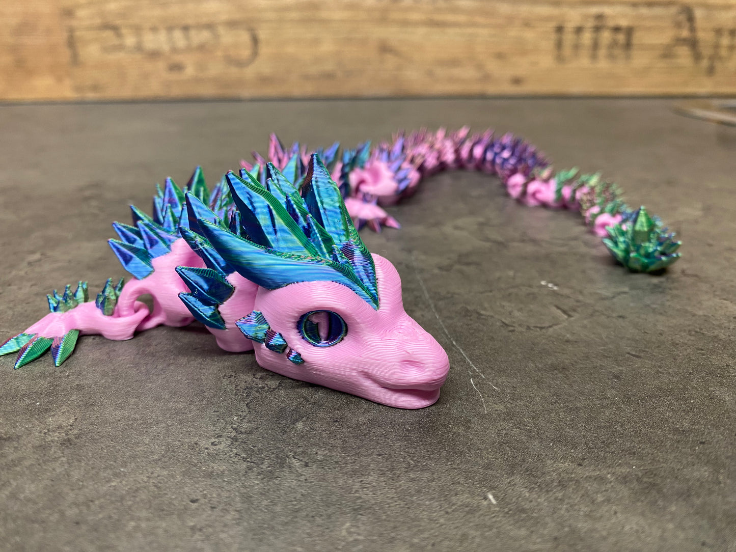 Beweglicher Drache 3D gedruckt – Fantasie zum Anfassen