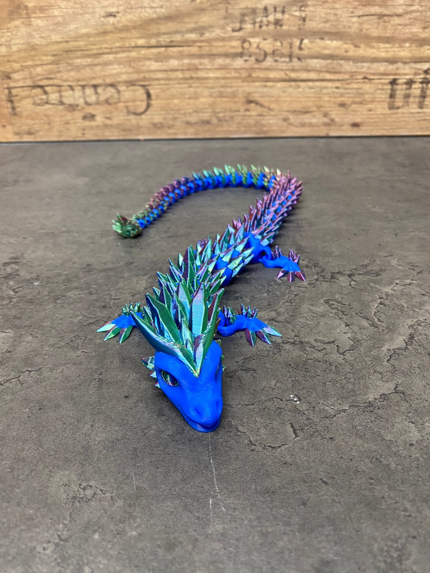 Beweglicher Drache 3D gedruckt – Fantasie zum Anfassen