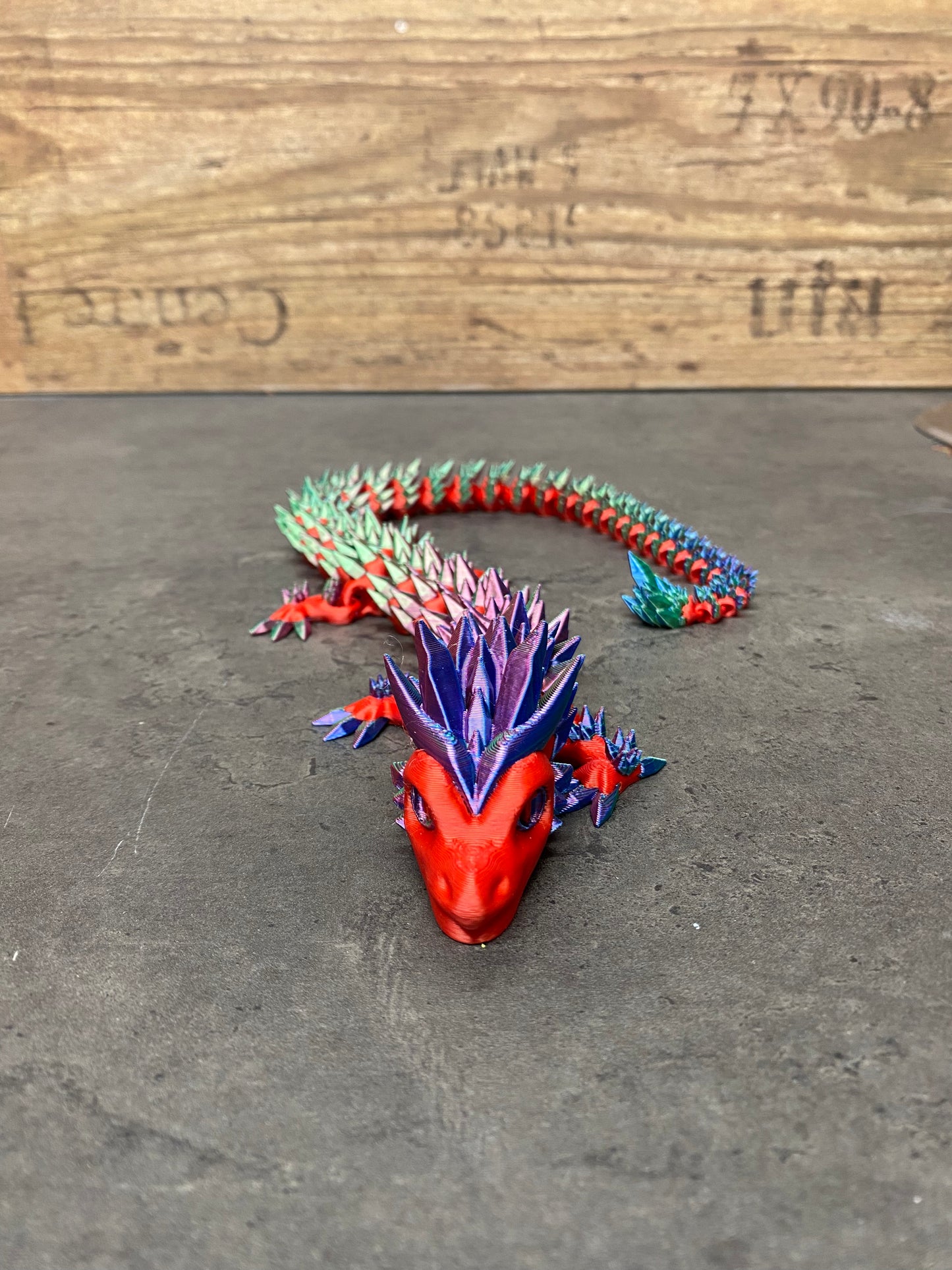 Beweglicher Drache 3D gedruckt – Fantasie zum Anfassen