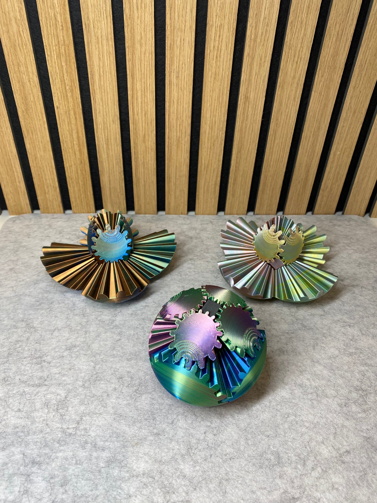 Fidget Gear Ball – 3D‑gedrucktes Zahnrad‑Fidget für Stressabbau & Fokus