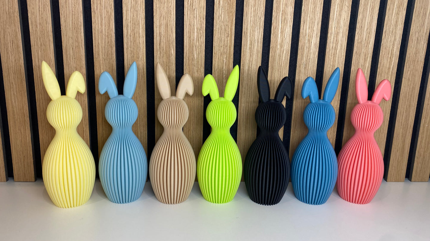 Osterhase mit kleinen Knickohr Ohr - tolle Osterdeko in zwei Größen