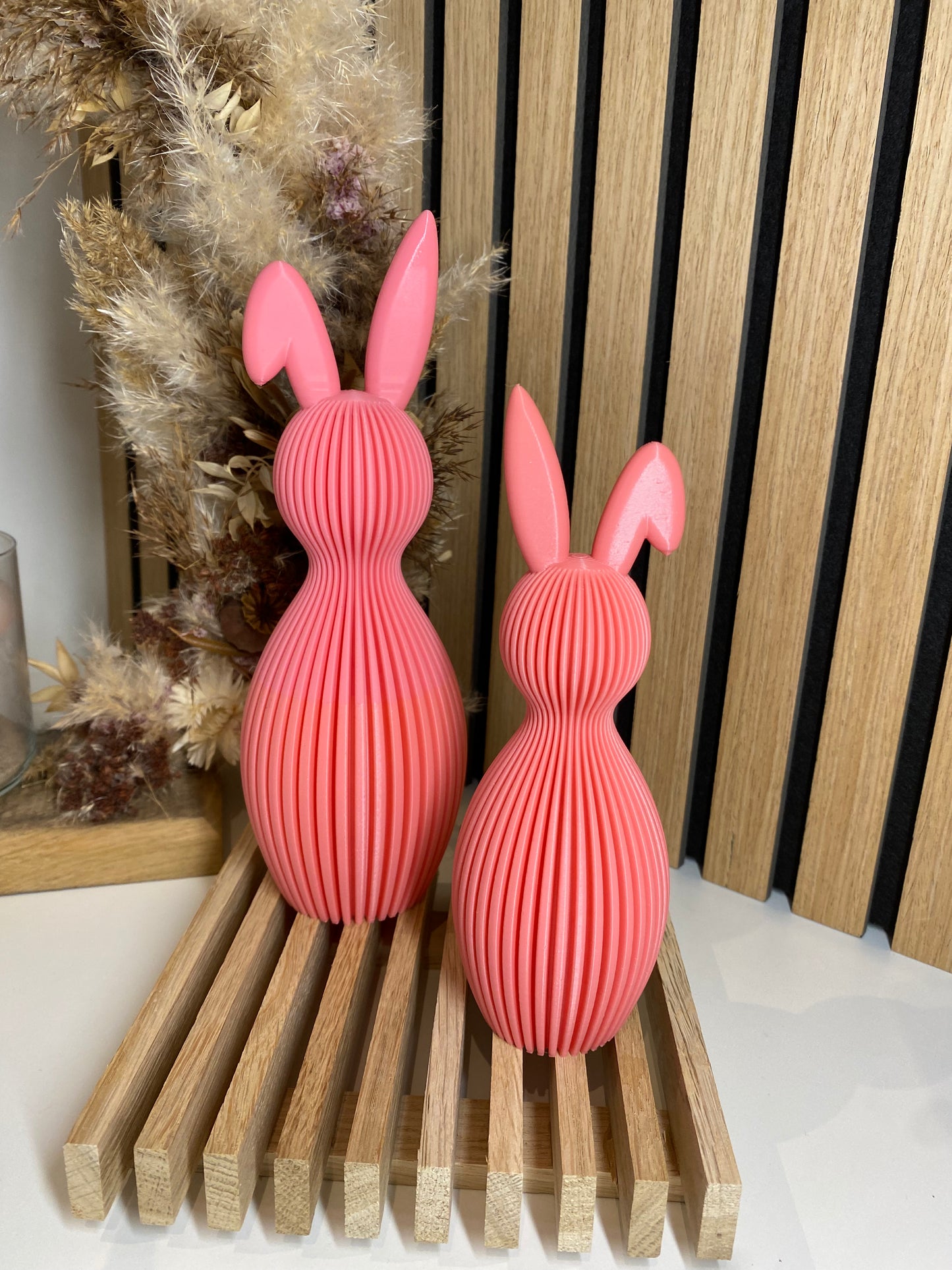 Osterhase mit kleinen Knickohr Ohr - tolle Osterdeko in zwei Größen