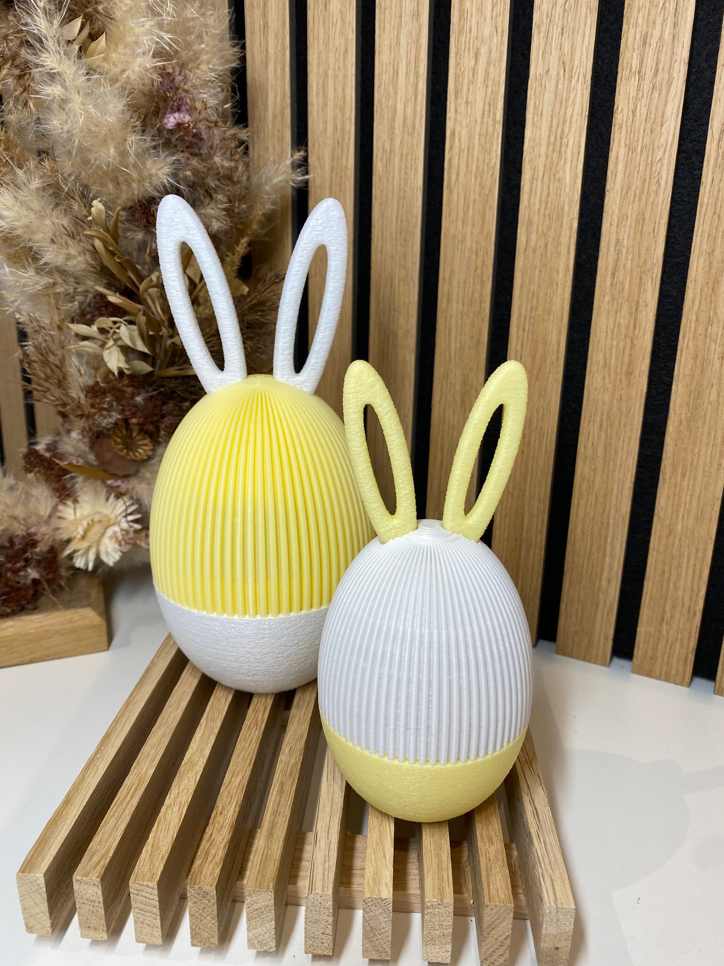 Deko Osterei mit Ohren eyecatcher Ostern Eier Schraubbar zum befüllen PLA 3D-Druck süße Osterei Kinder Überraschungsei Sale Last Minute