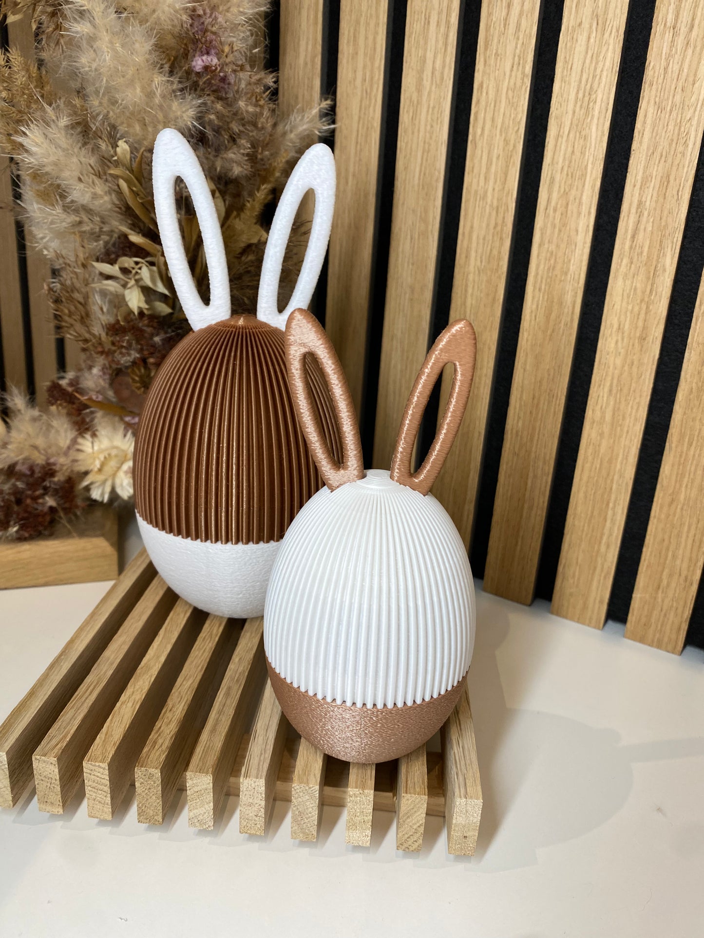 Deko Osterei mit Ohren eyecatcher Ostern Eier Schraubbar zum befüllen PLA 3D-Druck süße Osterei Kinder Überraschungsei Sale Last Minute