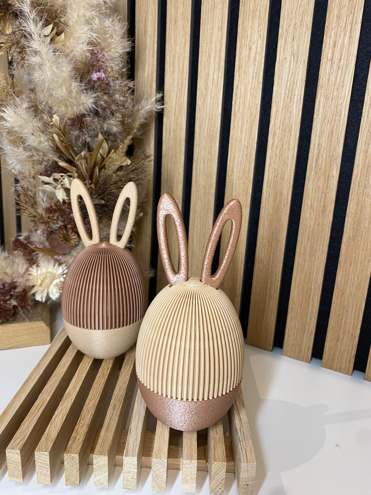 Deko Osterei mit Ohren eyecatcher Ostern Eier Schraubbar zum befüllen PLA 3D-Druck süße Osterei Kinder Überraschungsei Sale Last Minute