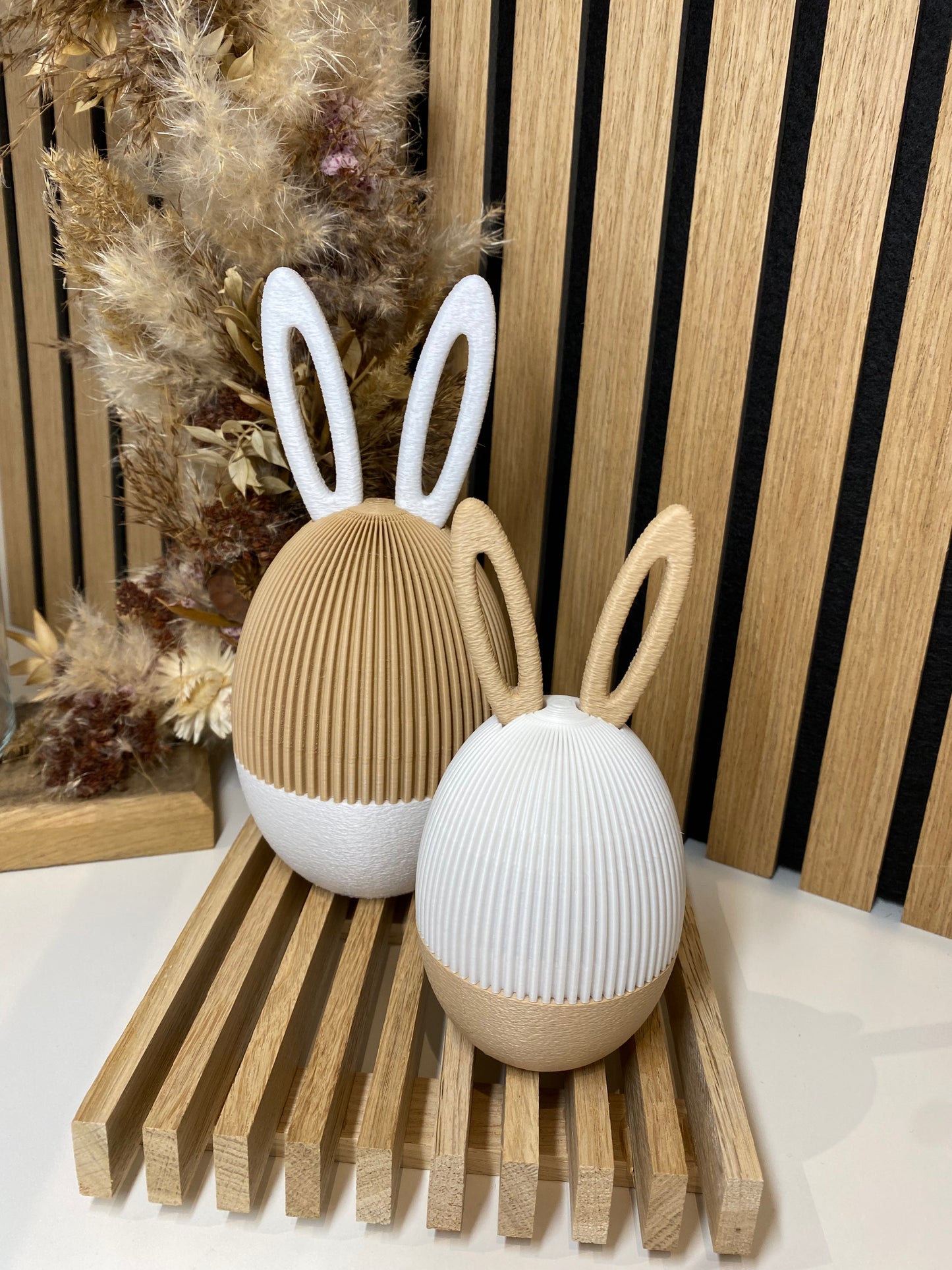 Deko Osterei mit Ohren eyecatcher Ostern Eier Schraubbar zum befüllen PLA 3D-Druck süße Osterei Kinder Überraschungsei Sale Last Minute