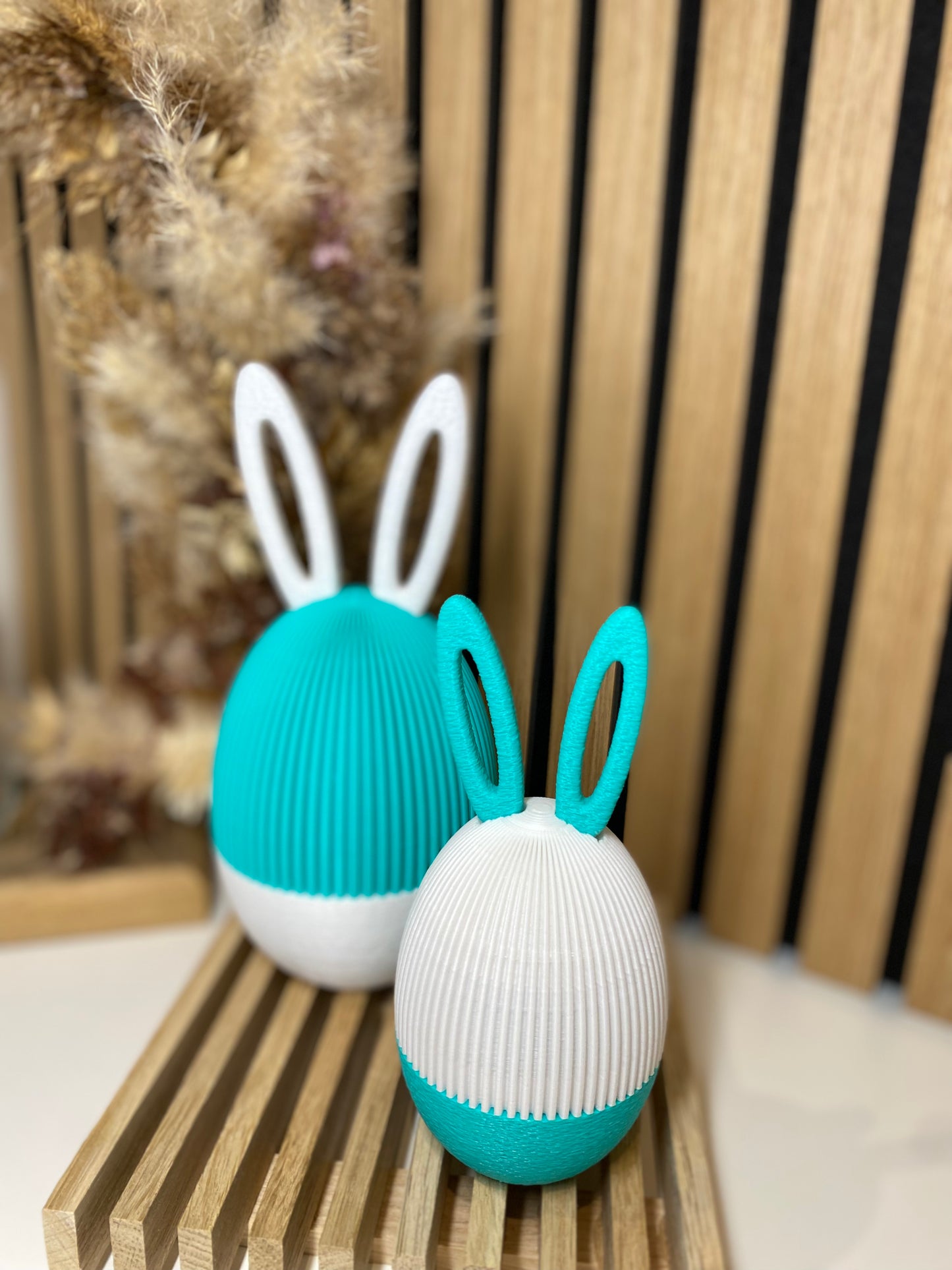 Deko Osterei mit Ohren eyecatcher Ostern Eier Schraubbar zum befüllen PLA 3D-Druck süße Osterei Kinder Überraschungsei Sale Last Minute